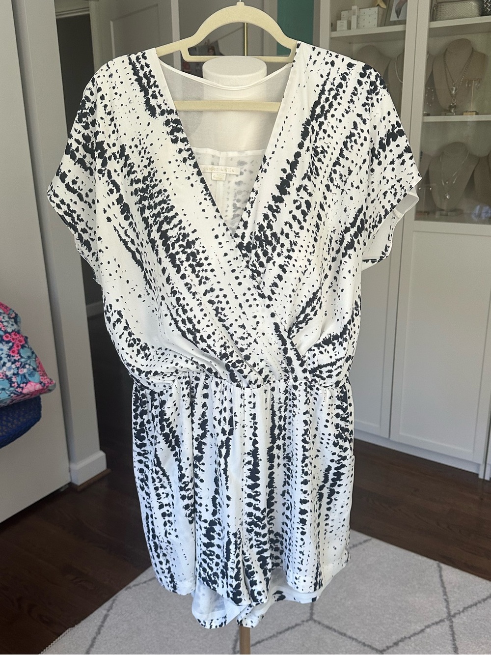 Cooper & Ella Splatter Shorts Romper